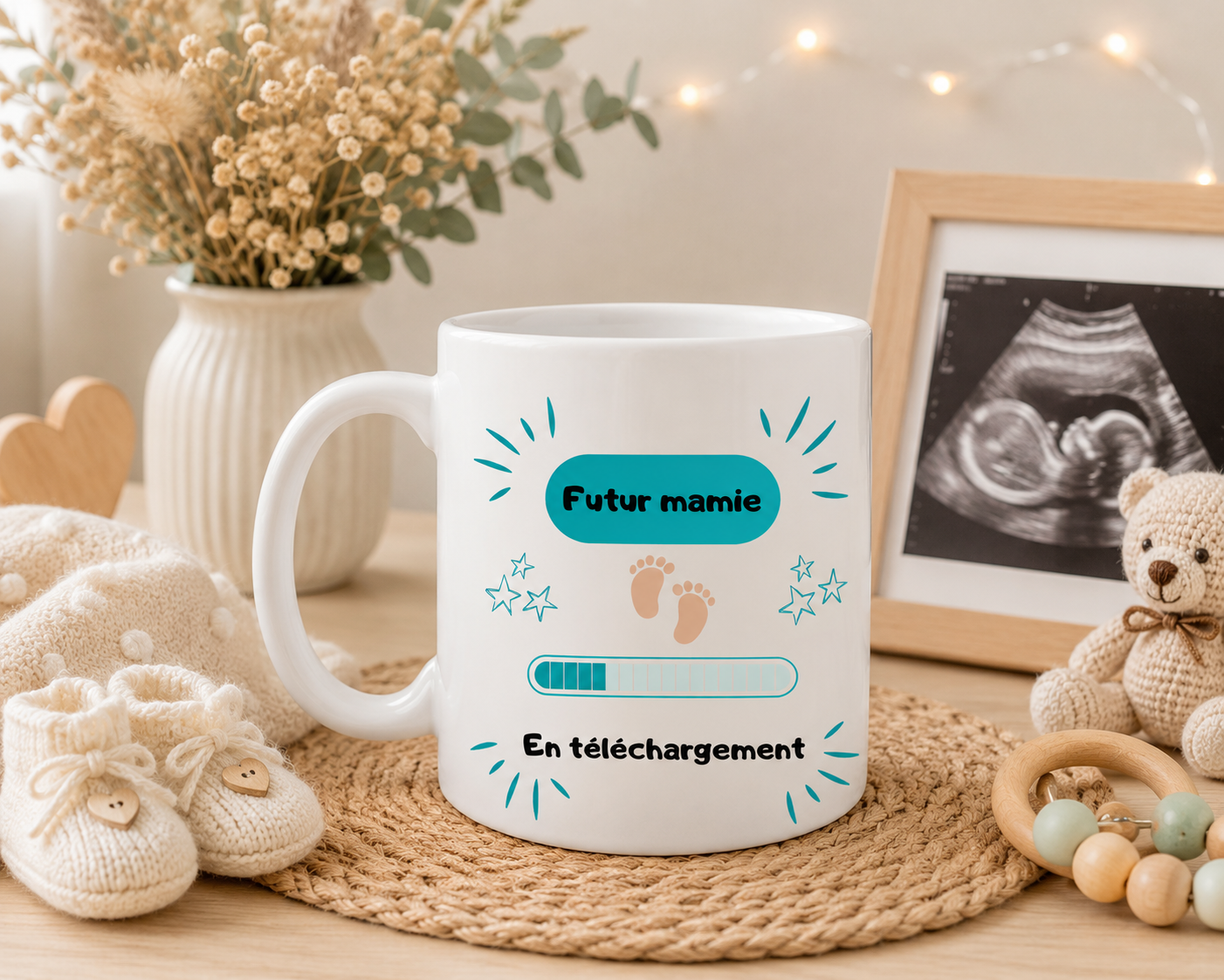 Mug "Futur mamie bleu"