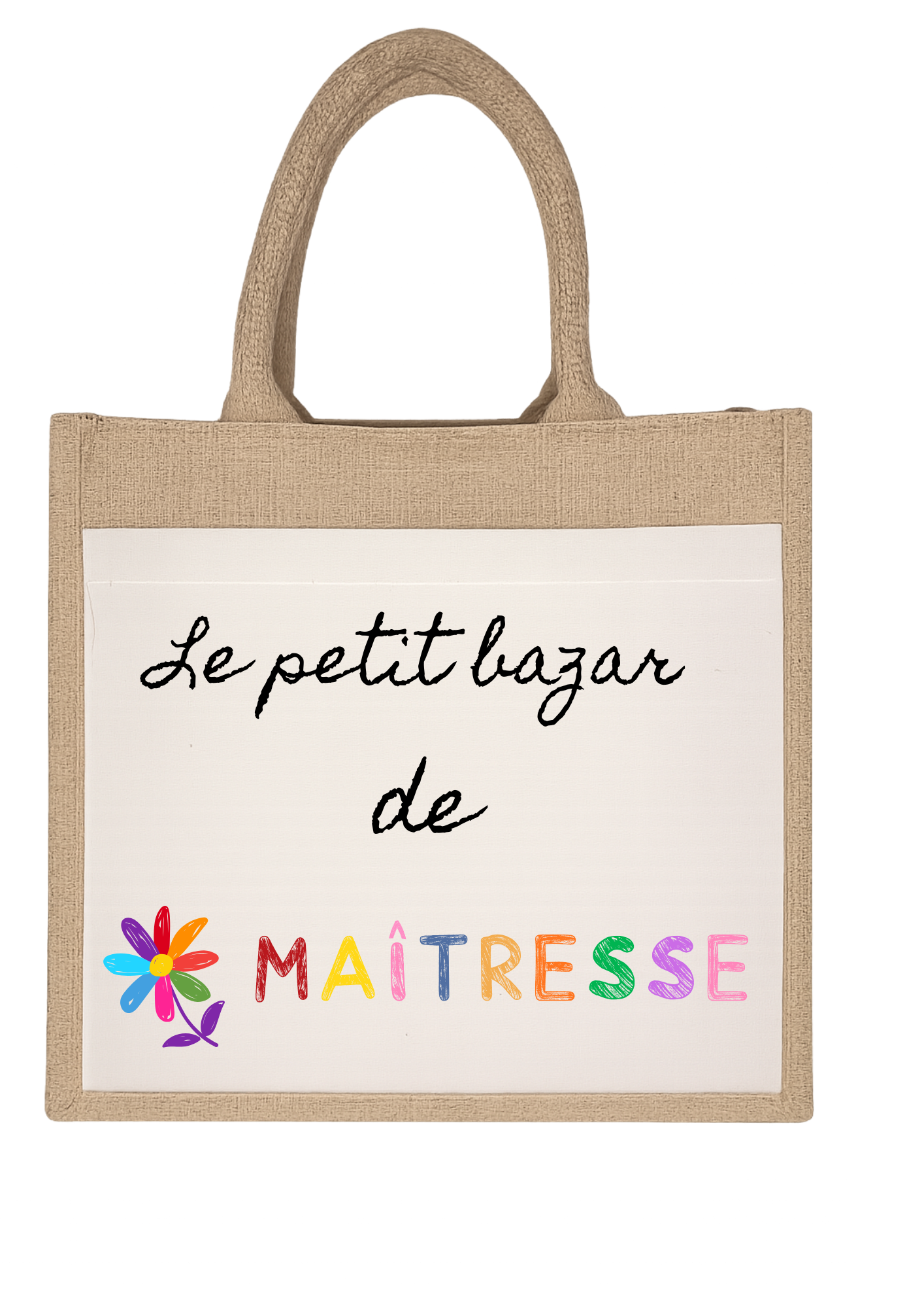 Sac toile de jute "Maîtresse"