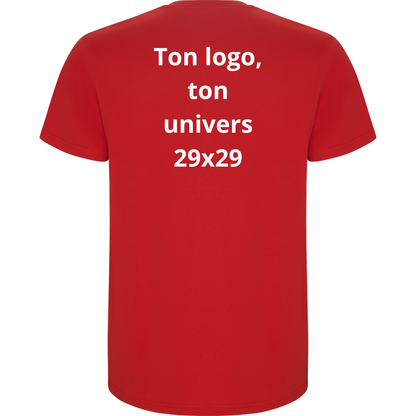 T-shirt Rouge Ton logo, ton univers