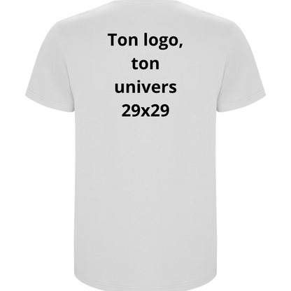 T-shirt Blanc Ton logo, ton univers