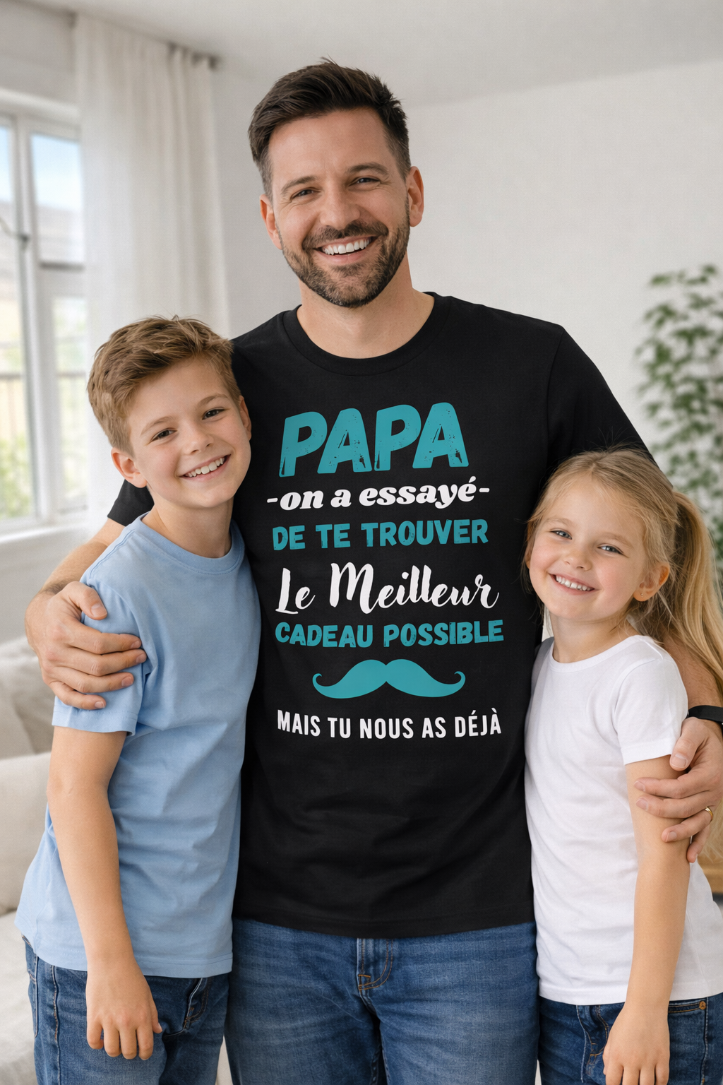 T shirt " meilleur papa"