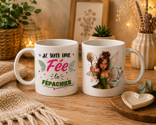 Mug "La fée pas chier"