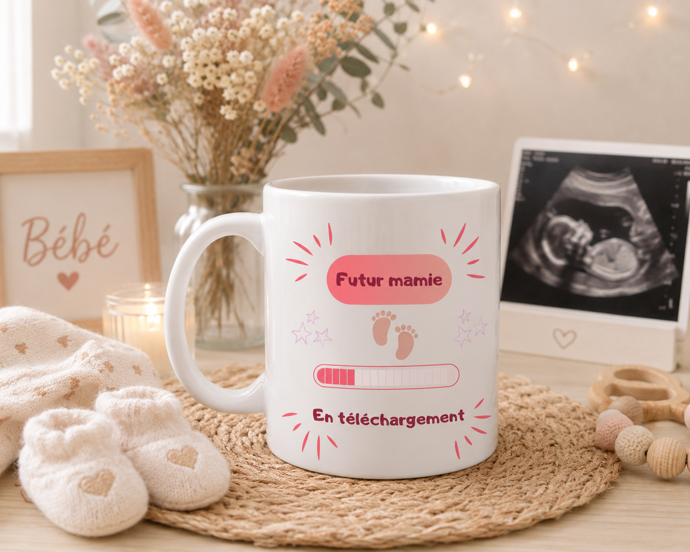 Mug "Futur mamie rose"
