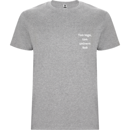 T-shirt Gris Chiné Ton logo, ton univers