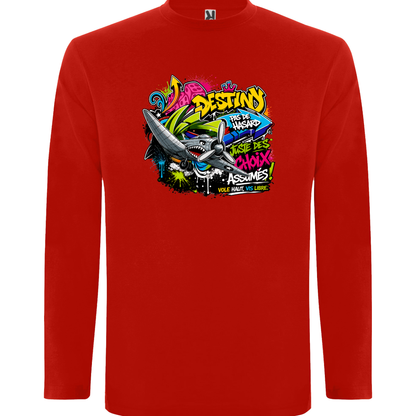 Crea'T-shirt manche longue Plusieurs couleurs