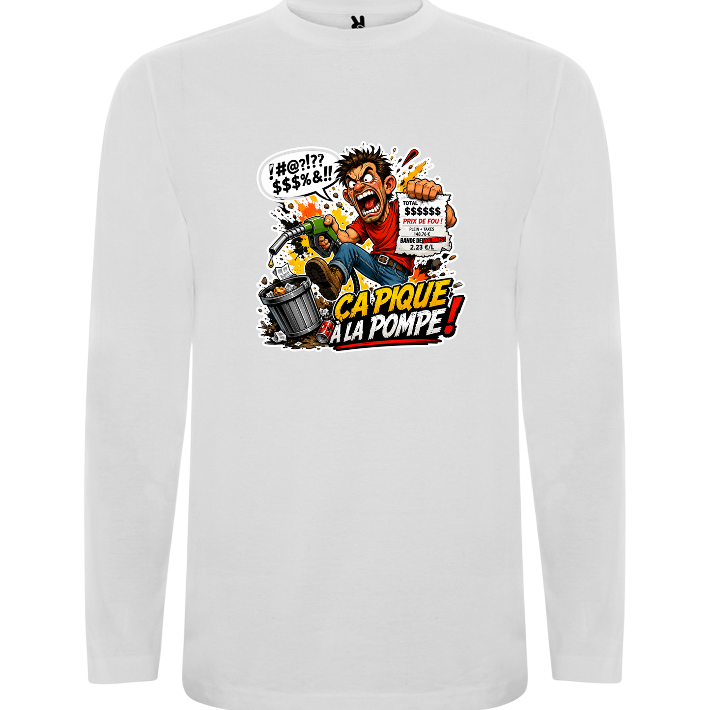 Crea'T-shirt manche longue Plusieurs couleurs