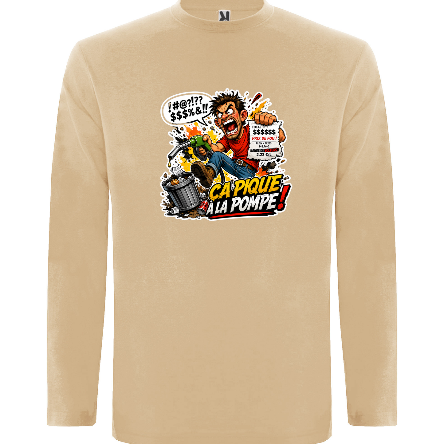 Crea'T-shirt manche longue Plusieurs couleurs