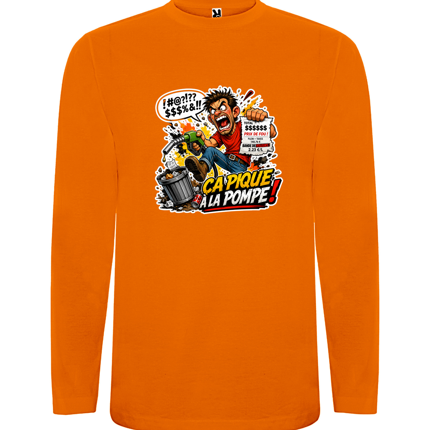 Crea'T-shirt manche longue Plusieurs couleurs