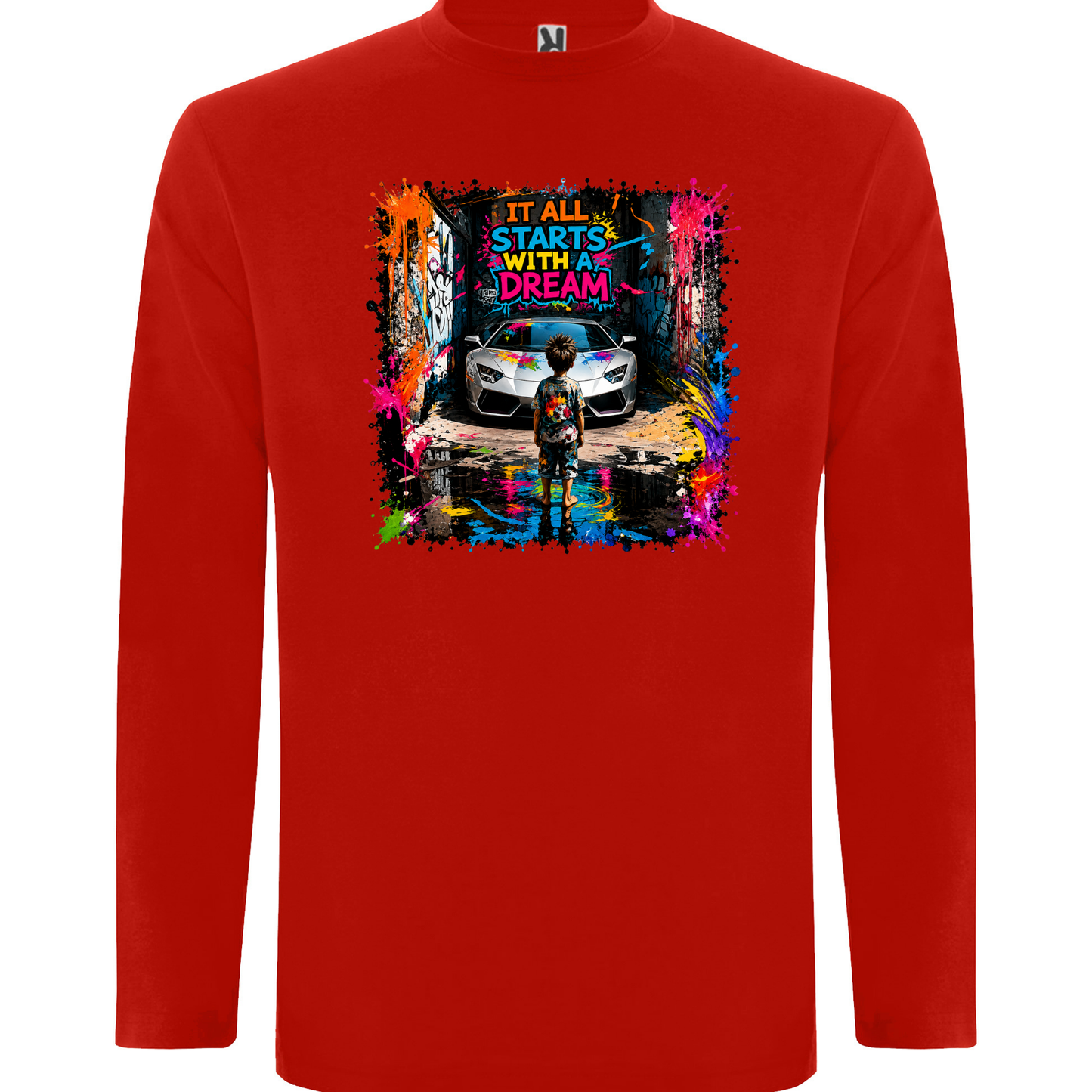 Crea'T-shirt manche longue Plusieurs couleurs