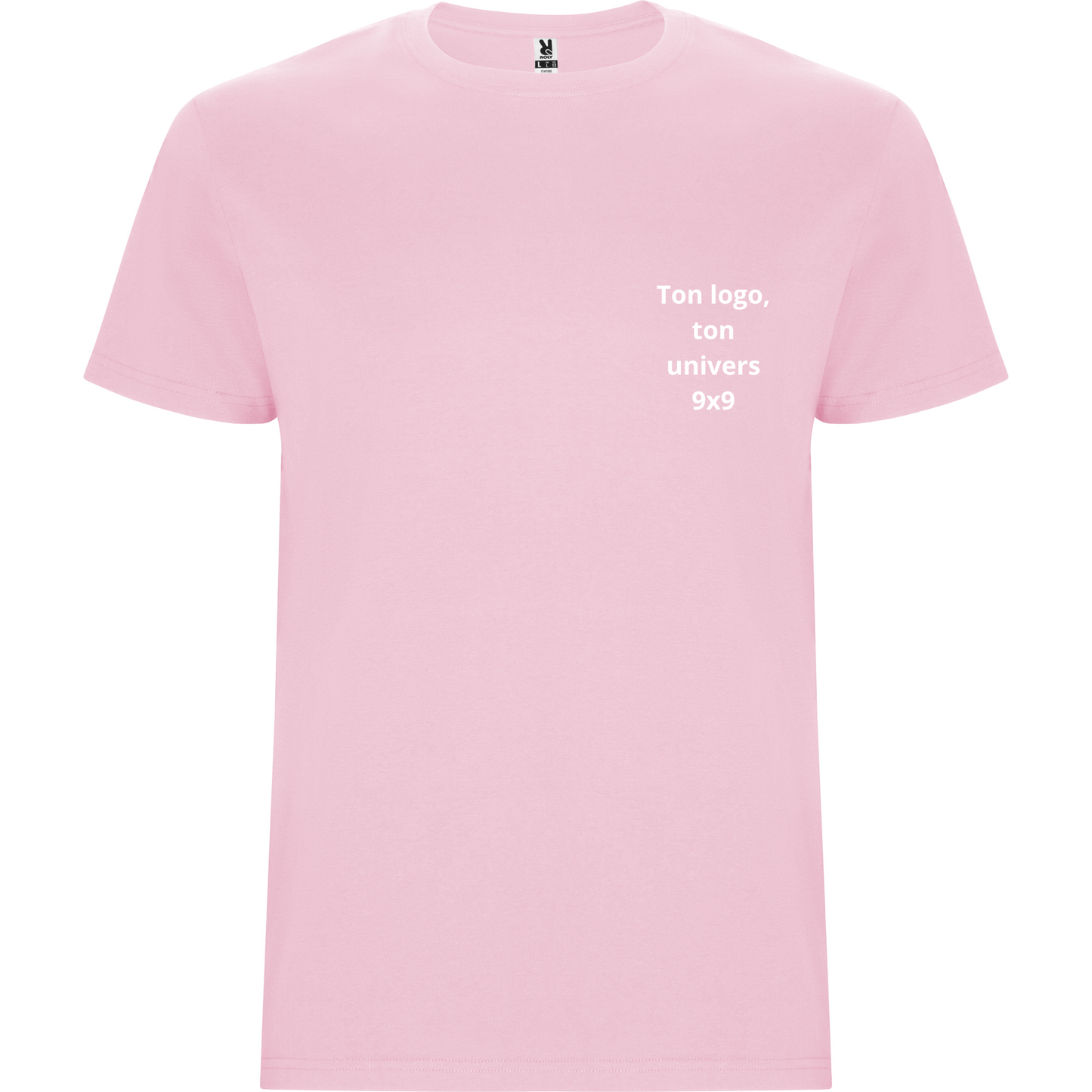 T-shirt Rose Ton logo, ton univers
