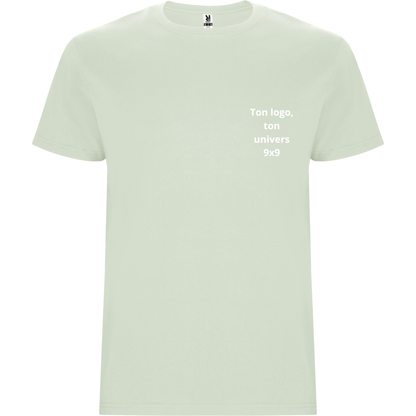 T-shirt Vert Mist Ton logo, ton univers
