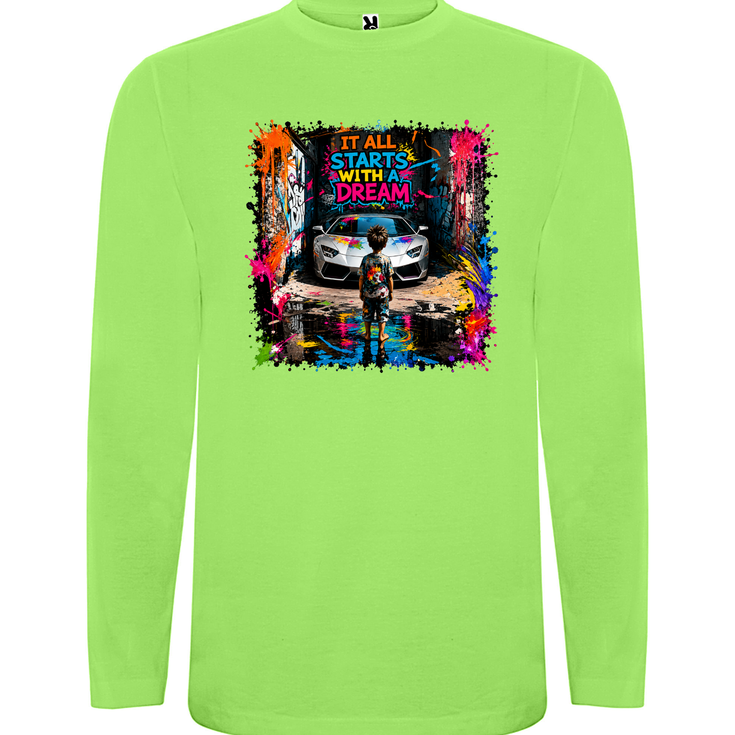 Crea'T-shirt manche longue Plusieurs couleurs