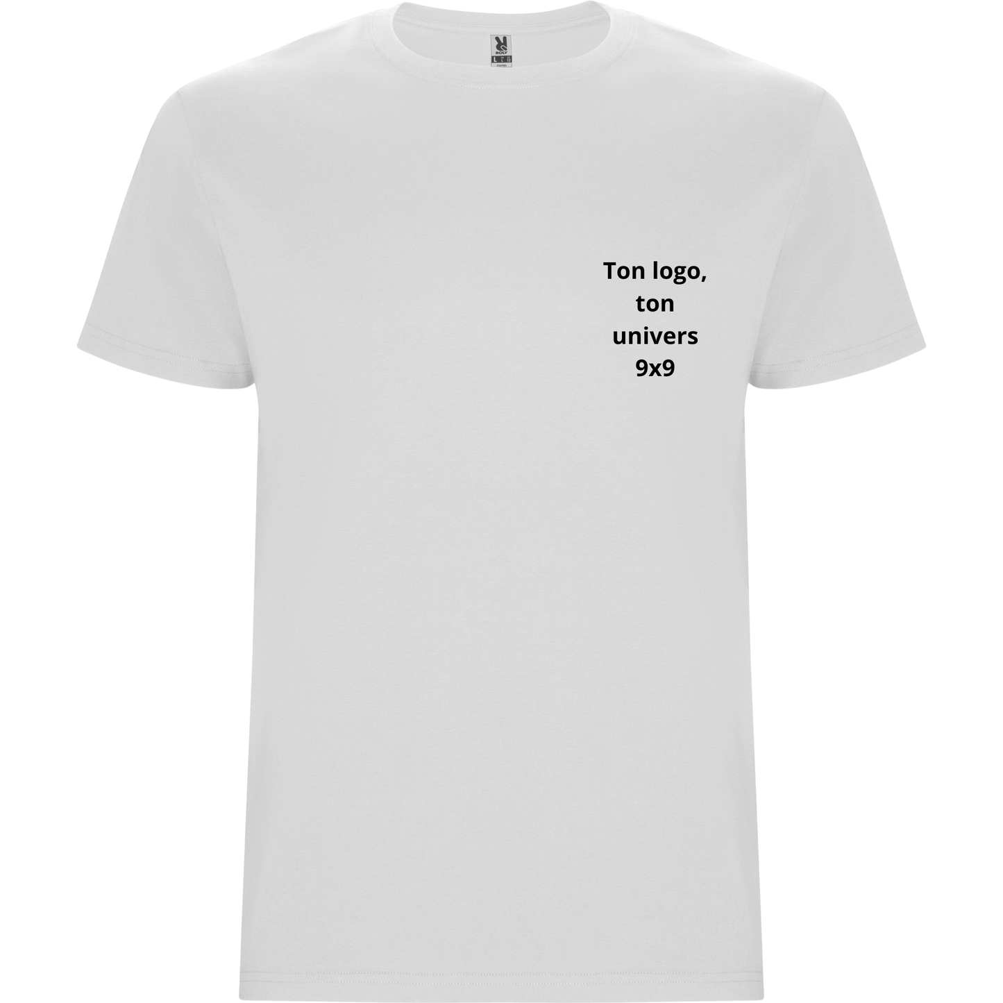 T-shirt Blanc Ton logo, ton univers