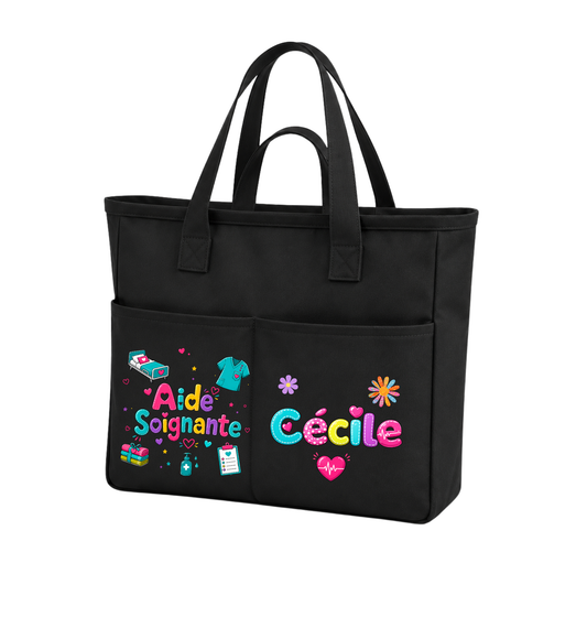 Sac Personnalisé "Aide soignante"