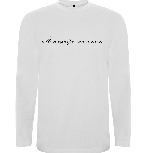 T-shirt Manche longue Signature Poitrine