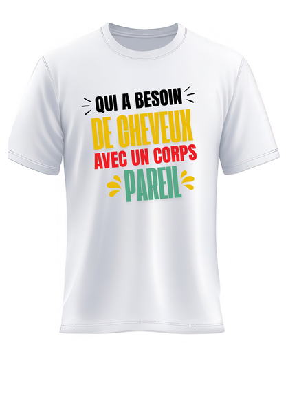 T-shirt "cheveux"