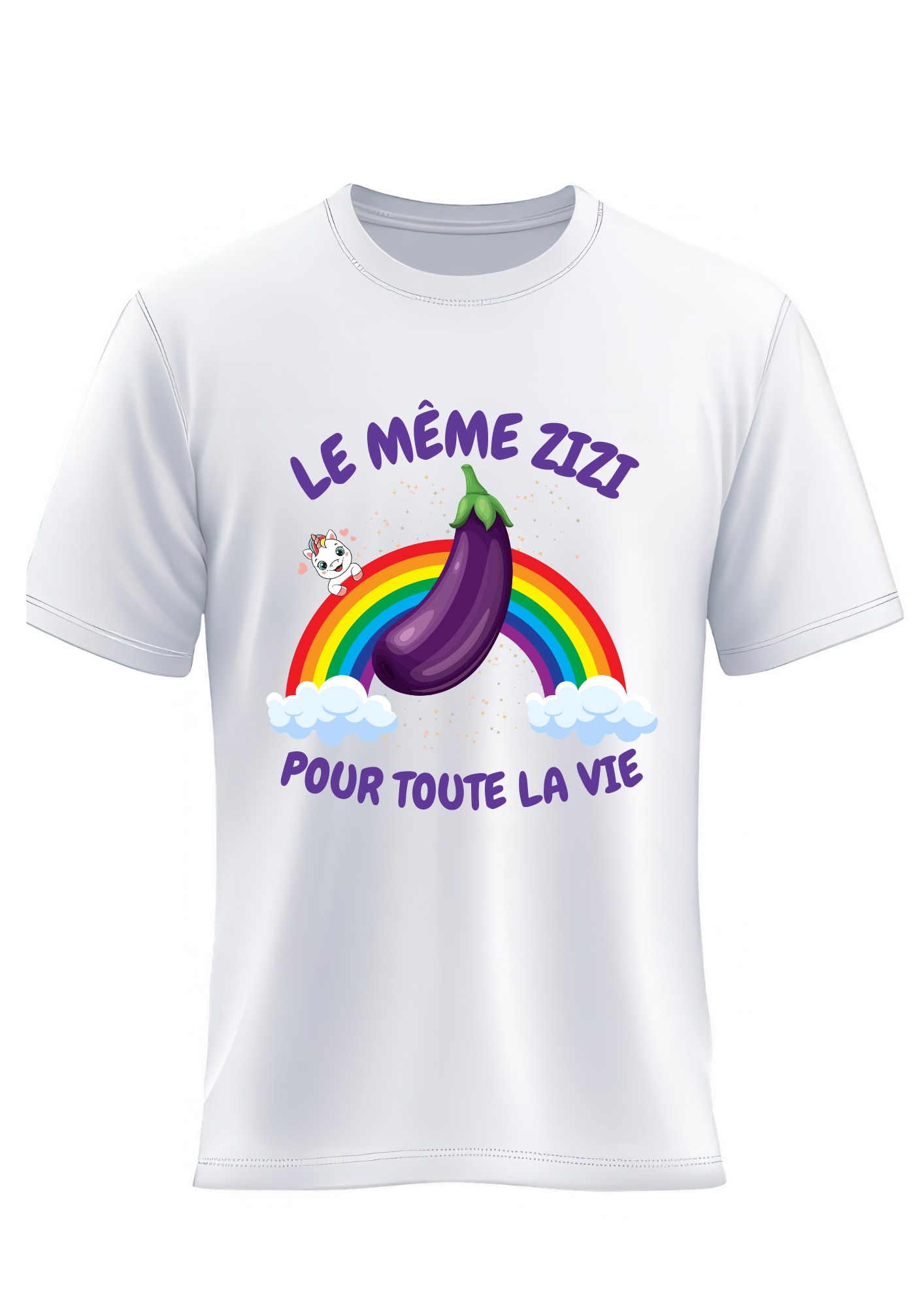 T-shirt humour "zizi"