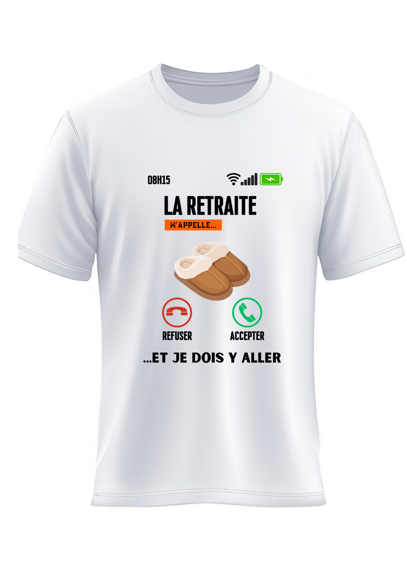 T-shirt "retraite"