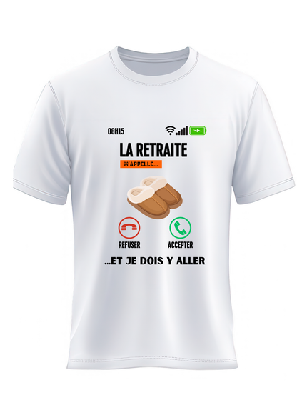 T-shirt "retraite"