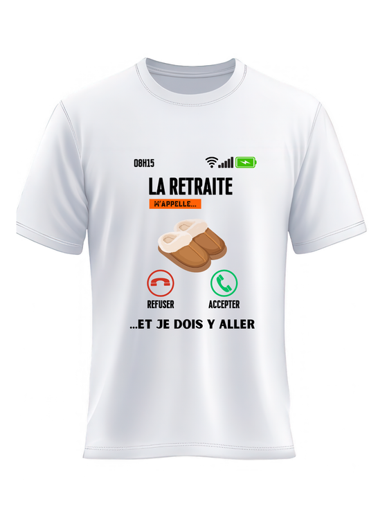 T-shirt "retraite"