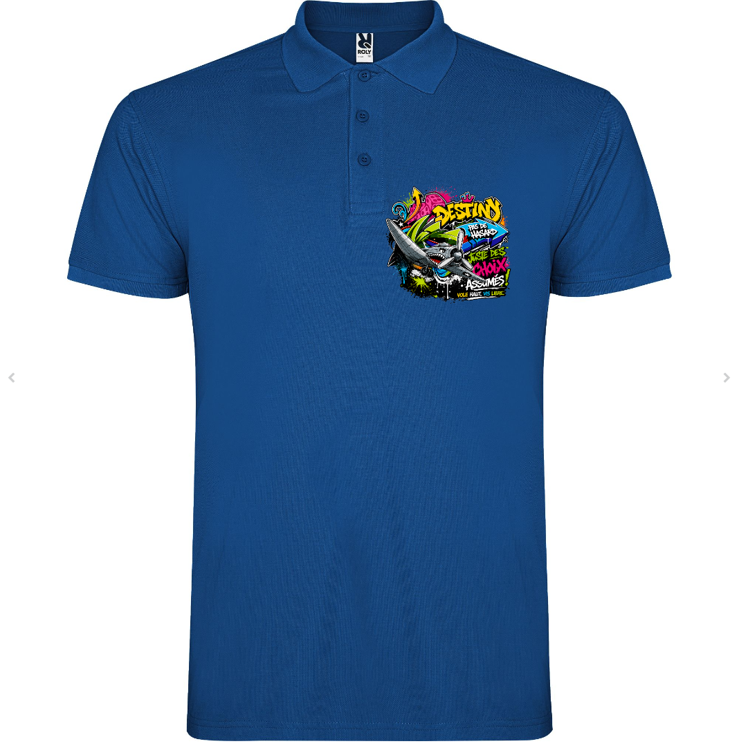 Crea'Polos bleu royale