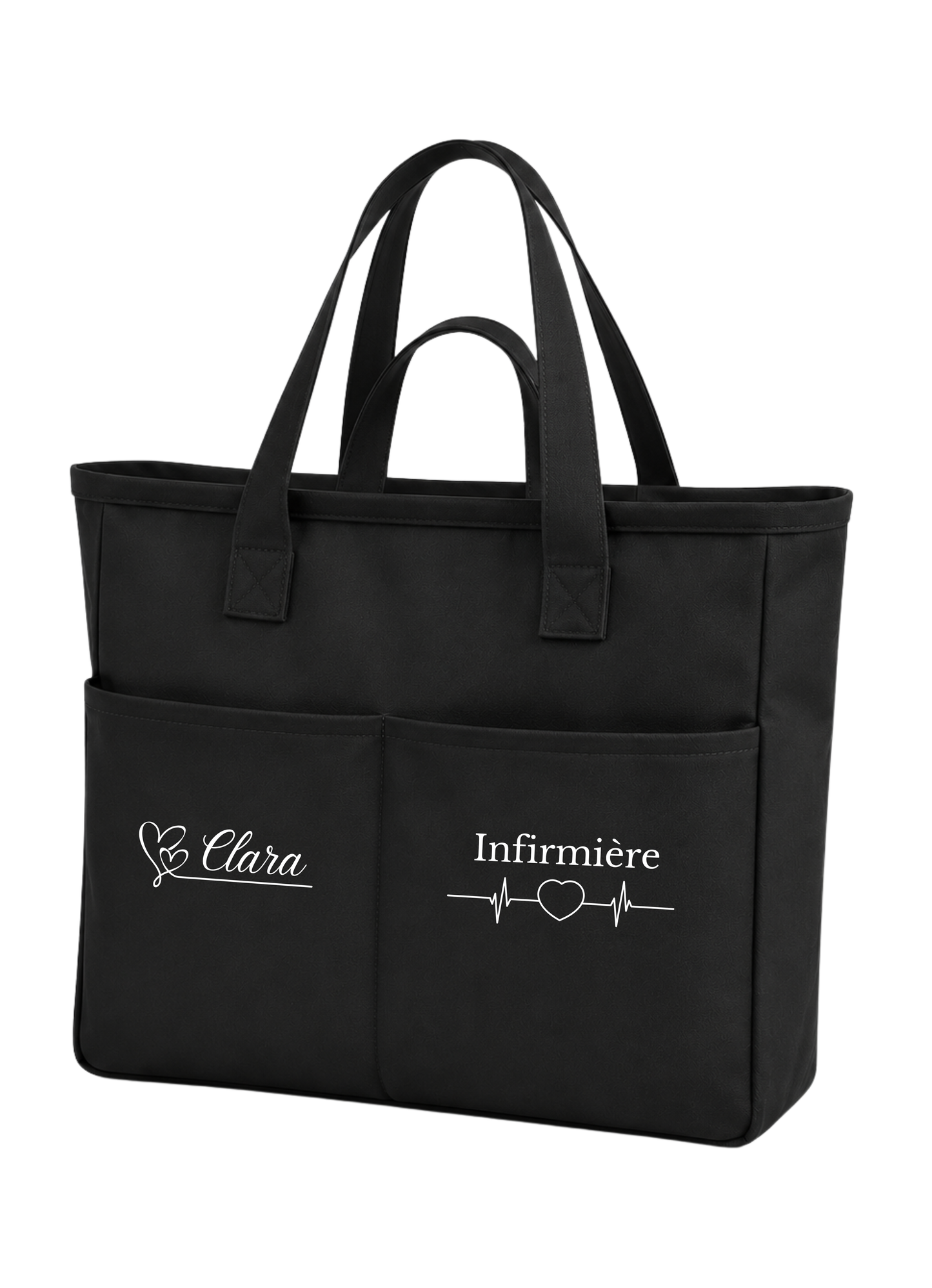 Sac Personnalisé Métiers de la Santé – Infirmière, Aide-soignante, Kiné, Sage-femme, Auxiliaire de