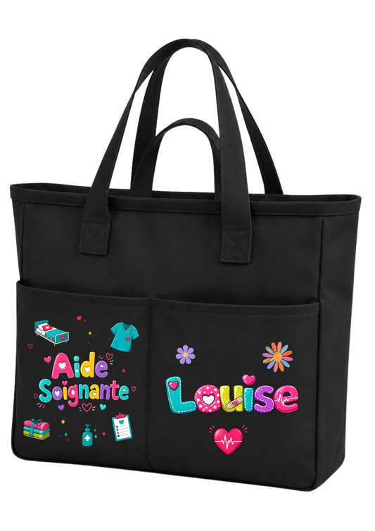 Sac Personnalisé "Aide soignante"