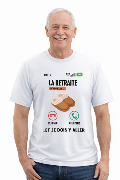 T-shirt "retraite"