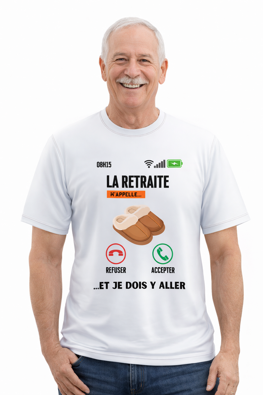 T-shirt "retraite"