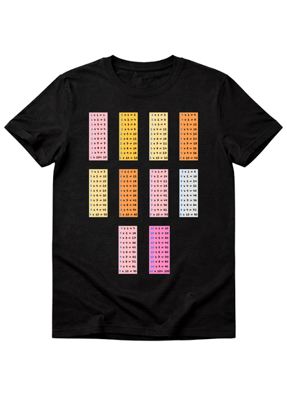T-shirt noir "Multiplications"
