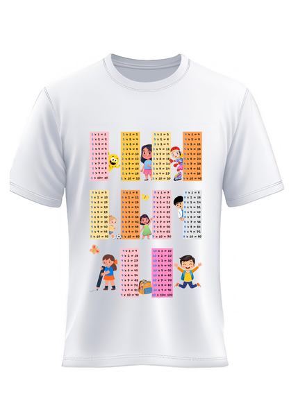 T-shirt noir "Multiplications"